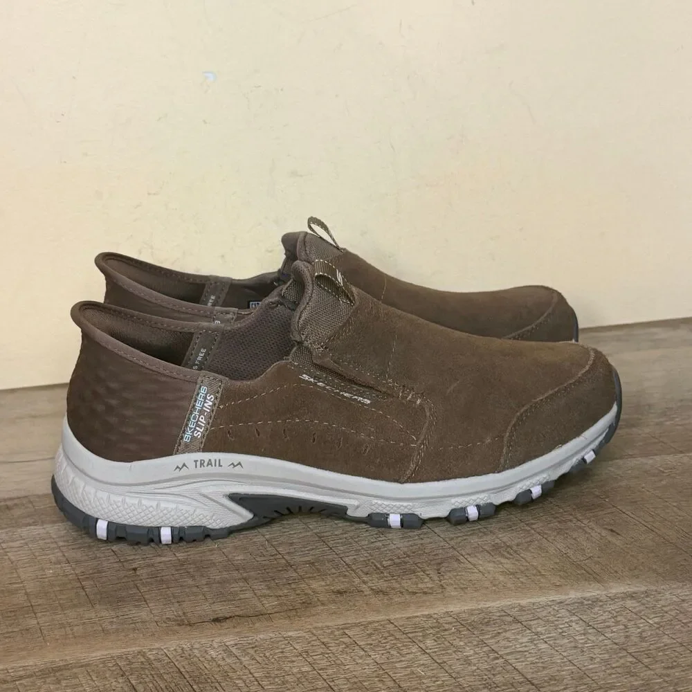 Size 9.5 Wide fit Skechers Women's Hillcrest Slip-Ins trail shoes